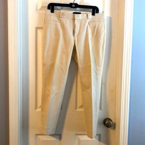 White banana republic sloan dress pants